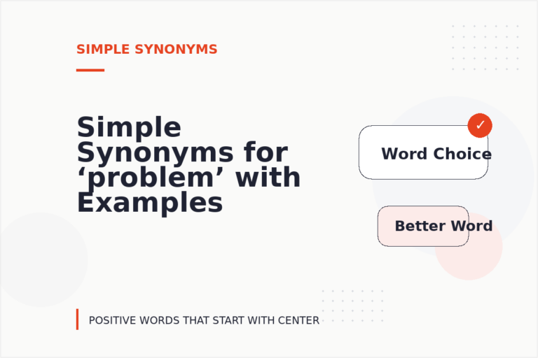 Simple Synonyms for ‘problem’ with Examples Simple Synonyms for ‘problem’ with Examples