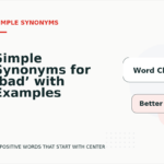 Simple Synonyms for ‘bad’ with Examples