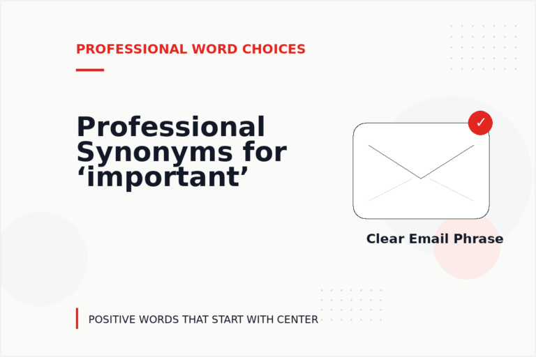 Professional Synonyms for ‘important’ Professional Synonyms for ‘important’