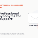 Professional Synonyms for ‘support’