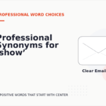 Professional Synonyms for ‘show’