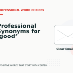 Professional Synonyms for ‘good’