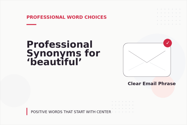 Professional Synonyms for ‘beautiful’