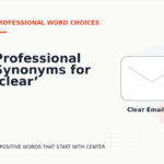 Professional Synonyms for ‘clear’