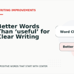Better Words Than ‘useful’ for Clear Writing