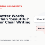Better Words Than ‘beautiful’ for Clear Writing