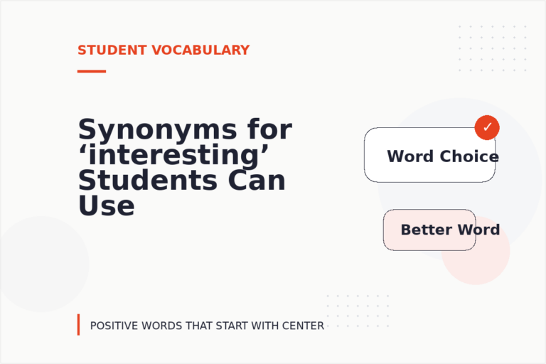 Synonyms for ‘interesting’ Students Can Use Synonyms for ‘interesting’ Students Can Use