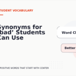 Synonyms for ‘bad’ Students Can Use